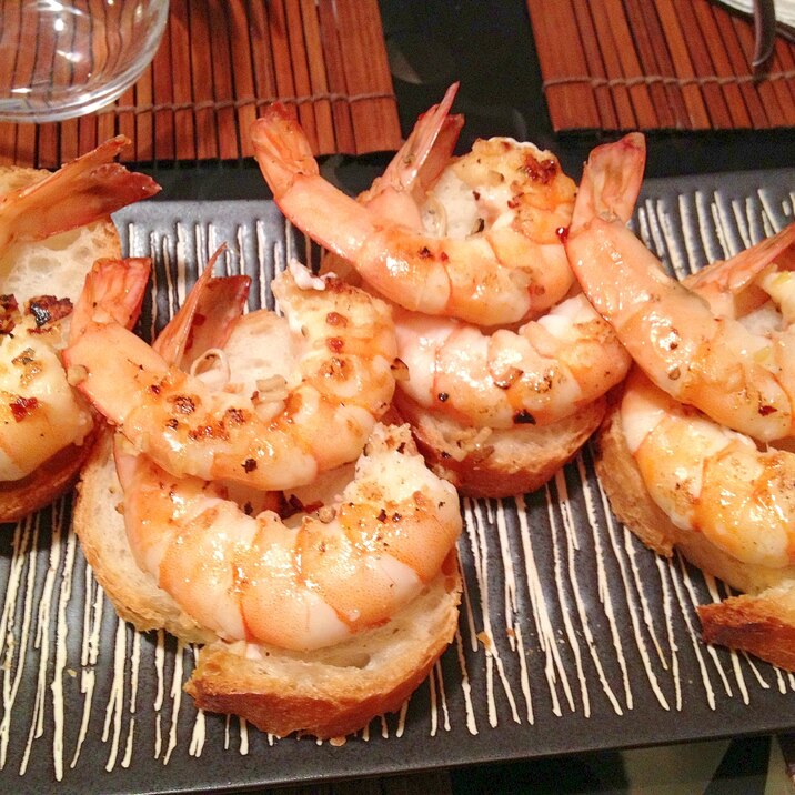 超簡単 エビのブルスケッタ レシピ 作り方 By Oxoxox7142 楽天レシピ 超簡単 エビのブルスケッタ レシピ 作り方 By Oxoxox7142 楽天レシピ